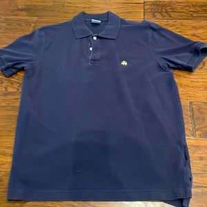 Brooks Brothers Polo Navy Blue Slim Fit Mens Polo